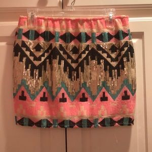 Sequin skirt